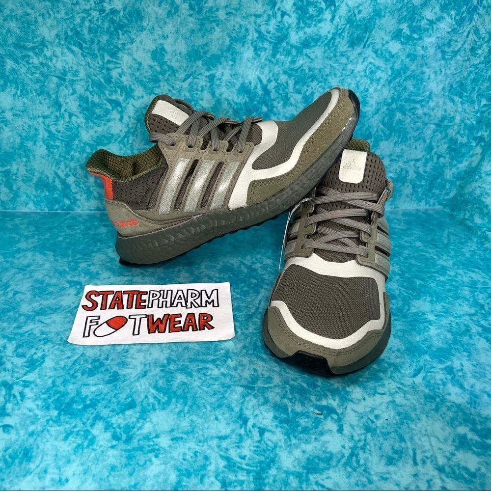 Adidas Ultraboost S&L 'Raw Khaki' Women’s Cushioned Green Low Top Shoes